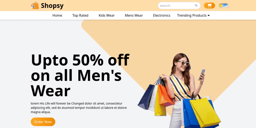 Shopsy Fashion Ecommerce